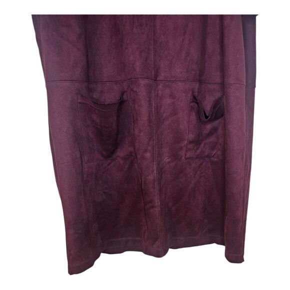 CATO Faux Suede Shift Dress w/ Pockets - Size 26/28W - Picture 8 of 10